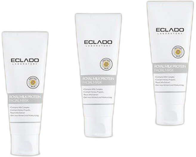 에끌라두 로얄 밀크 프로틴 페이셜 마스크팩 세트, 1개, 1개입