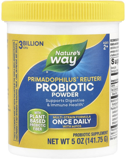 네이처스 웨이 프리마도피러스 루테리 수페리어 유산균 파우더 30억 CFU 141.75g, 4개, 141g