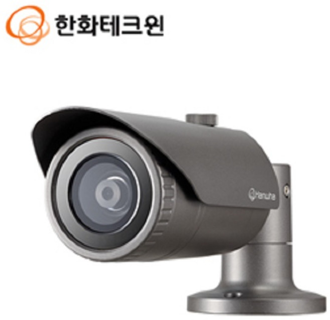 한화테크윈 QNO-6012R 네트워크 200만화소 실외적외선카메라 2.8mm 고정초점렌즈 CCTV 아파트 빌딩 병원 매장 학교 쇼핑센타 오피스텔 상가건물 학교 쇼핑몰, 카메라, 1개
