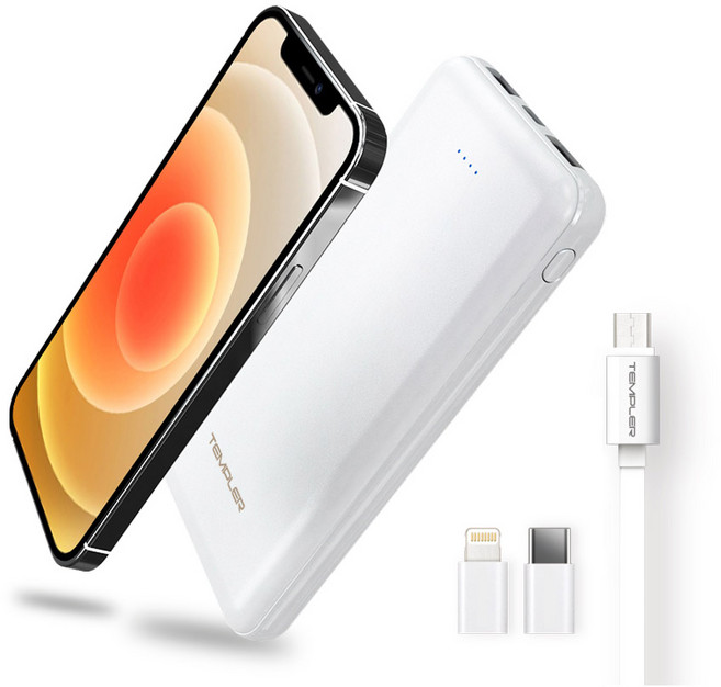 2PORT 보조배터리 블랙야크 발열조끼 발열자켓 전용배터리