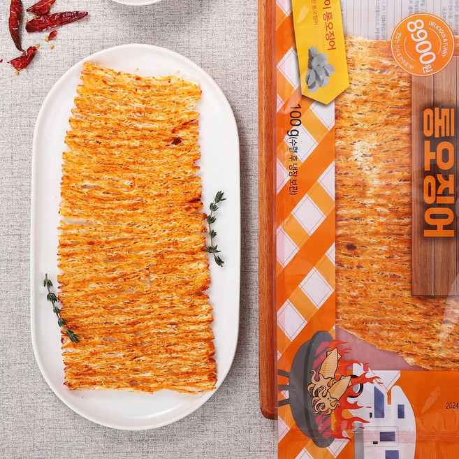 더주 한마리 매콤핫징어 100g, 3개