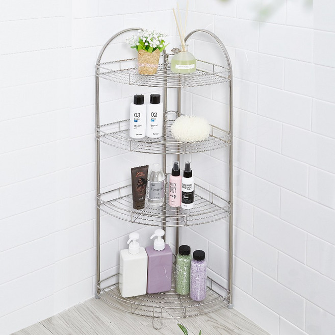 할메이드 스텐 욕실 코너선반 6종, 1개