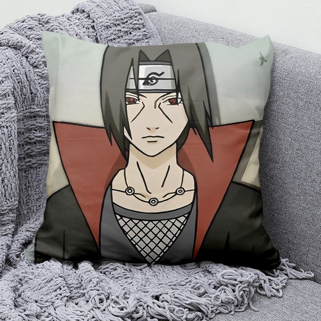나루토 질풍전 쿠션 베개 방석 소파 거실 인테리어 장식 굿즈 사스케 이타치 오비토 미나토, HYRZ-9