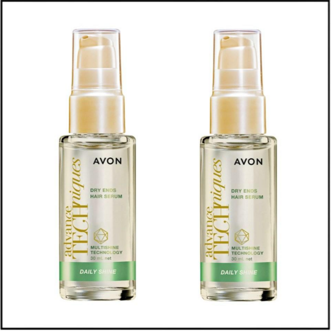 Avon雅芳 毛鱗片柔亮B5護髮油 - 免沖洗護髮精油 分岔乾燥髮適用, 2個, 30ml