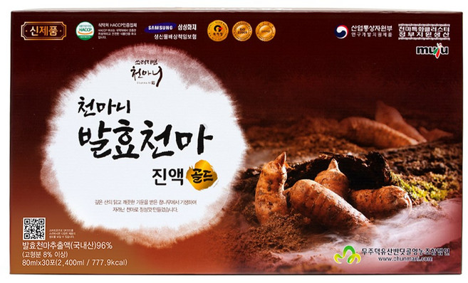 [천마니공식몰]무주천마 발효천마 진액골드 80ml x 30포, 30개