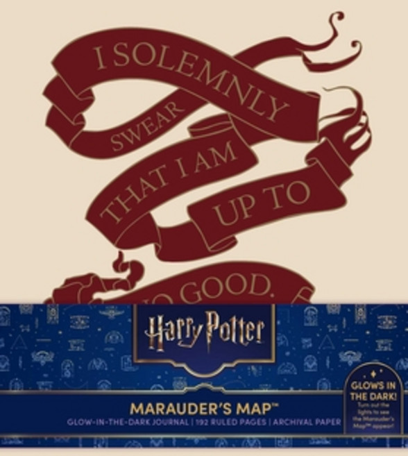 (영문도서)Harry Potter: Marauder's Map Glow in the Dark Journal Hardcover, Insights, English, 9798886638783