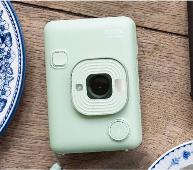 富士 FUJIFILM instax mini Liplay 數位 拍立得 2024年 新色 王冠攝影, 1個, 抹茶綠