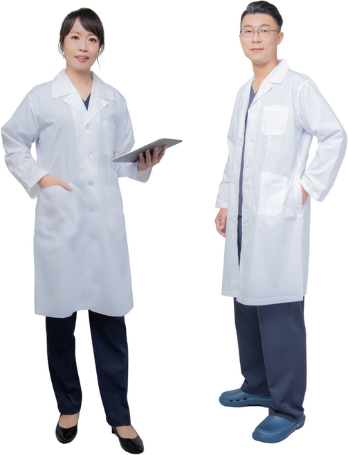 萊亞生活館 薄款 醫師袍 藥師服 實驗衣 男女通用 A156