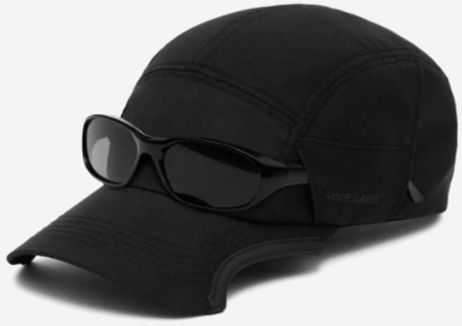 [노드랩스] DEV:5 CAP 02 SUNGLASS DOUBLE CUT BALLCAP_BLACK