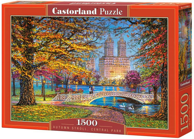 CASTORLAND 1500피스 직소 퍼즐 가을 산책 센트럴 파크 뉴욕 뉴욕 퍼즐 도시 풍경 성인 퍼즐 Castorland C-151844-2, CASTORLAND 1500피스 직소 퍼즐, 가을 산책