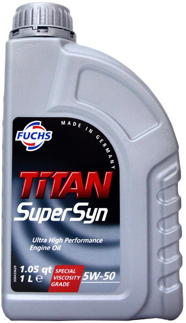 易油網 FUCHS TITAN SuperSyn 5W50 合成機油 德國原裝, 1個