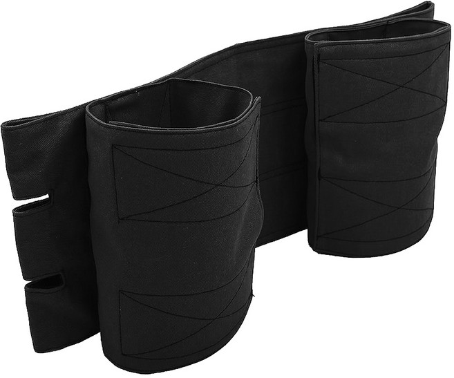 아띠꼴로 완벽고정 휠체어 다리 고정 안전 벨트 보호대 스트랩, 1개, WLB-101 에센셜블랙