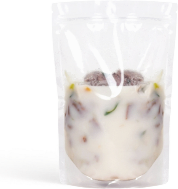 홍진포장 나일론 투명 스탠드봉투 스탠딩지퍼백 100장 사이즈3종 (지퍼선택), (지퍼없음) 18x26cm, 100개