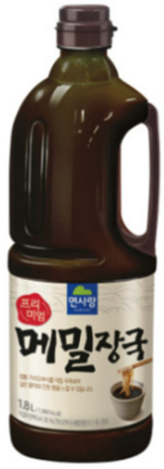 면사랑 프리미엄 메밀장국, 3개, 1.8L