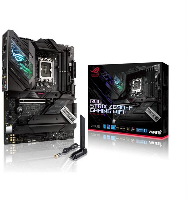 ASUS INTEL 제12세대 CPU(LGA1700)대응 Z690 칩셋 ATX 게이밍 마더보드ROG STRIX Z690-F GAMING WIFI[국내 정규 대리점품]