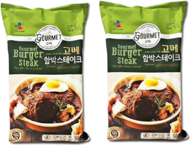 CJ 고메 함박 스테이크, 810g, 2개