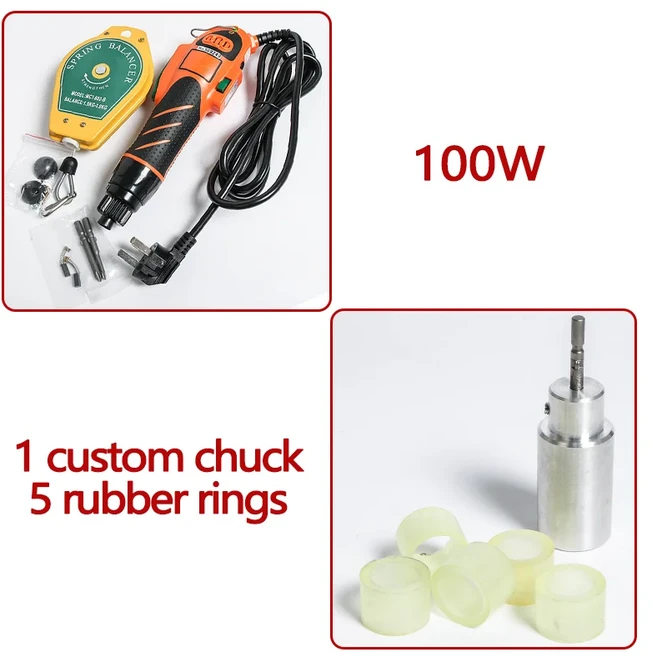 ZONESUN-수동 플랫 캡 스크류 기계 세트 보안 링 캐퍼 포함 전기 플라스틱 병 휴대용 웨어러블 뚜껑 타, 10 100W Machine Set4, 01 유럽 ​​연합, 01 China Mainland