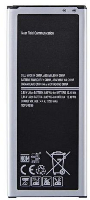 호환 EB-BN910BBE 3220mAh 배터리 삼성 갤럭시 노트 4 N910 N910A/V/P NFC 없음, 1개