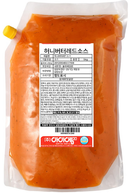 아이엠소스 허니버터레드, 5kg, 1개