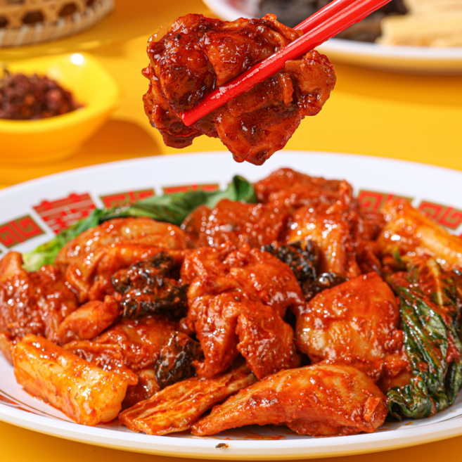 마라에 미친 사장님이 만든 야식 1티어 중독적 매운맛 마라 닭갈비 500g 2인분 캠핑요리 마라상궈 밀키트 캠핑 간편식, 4팩