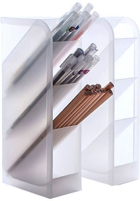 iPSTO 스탠드펜꽂이 특가! 문구 펜 연필꽂이 필기구정리 아이디어 수납박스 인기~, 화이트, 1개