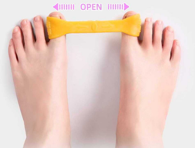 발가락 교정기 고무줄 발 모양 운동 밴드 스트레칭 벨트 운동 텐셔너 엄지외반 운동교정벨트