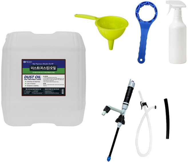 더스트(리스킹) 오일 20L + 깔때기 + 양면 말통 오프너 + 오일 자동 소분기 + 스프레이 용기 500ml, 기본, 1개