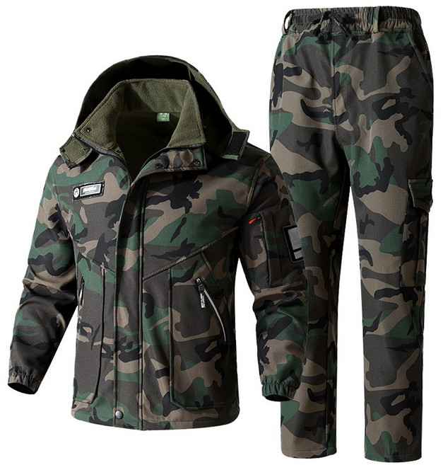 ANYOU 남자 추동 작업복 상하복세트 멀티클라이밋 작업복 배달조끼 야외낚시복 HX837