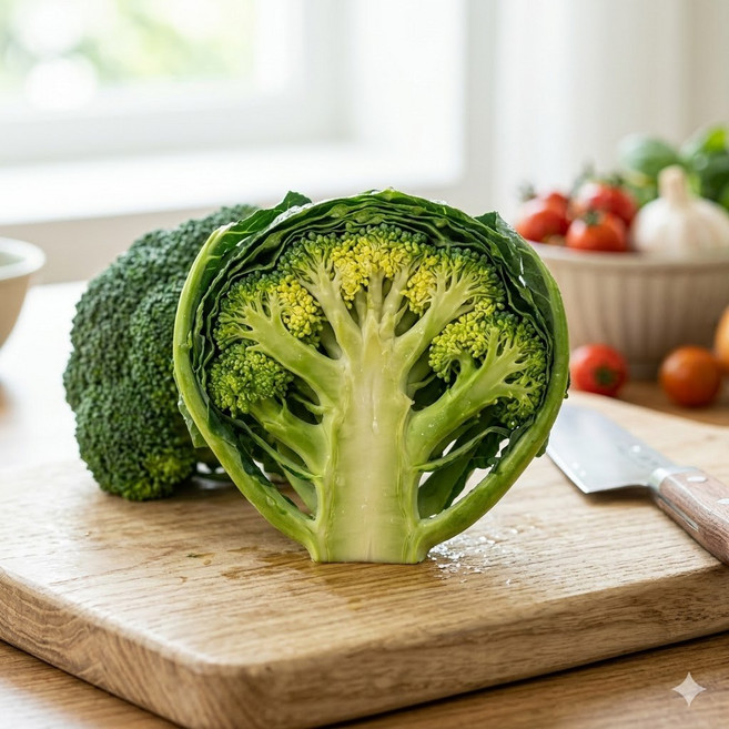 싱글벙글 브로콜리 2개 (짙고 단단한 특급), 300g