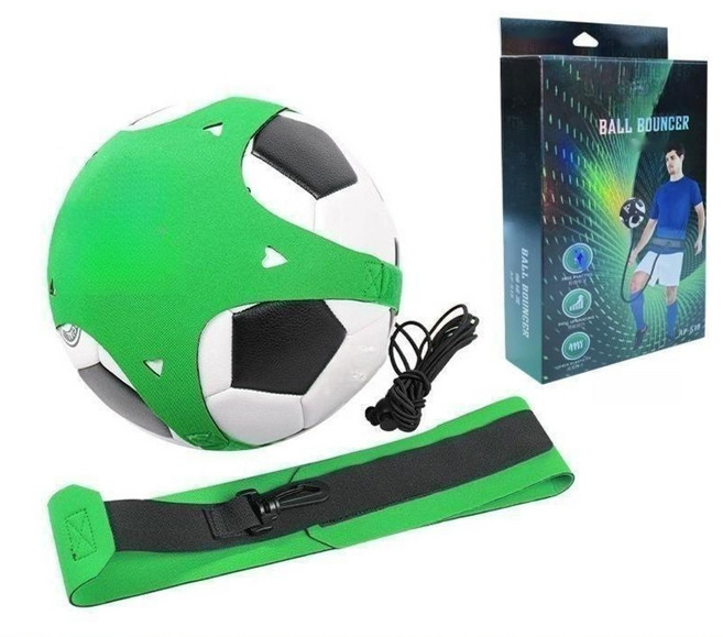 선호그룹 족구타격기 축구공 족구 토스머신 연습기 족구공 타격기 연습 용품 타격기연습 지주대 연습기구, 초록색 볼백 (공 없음), 1개