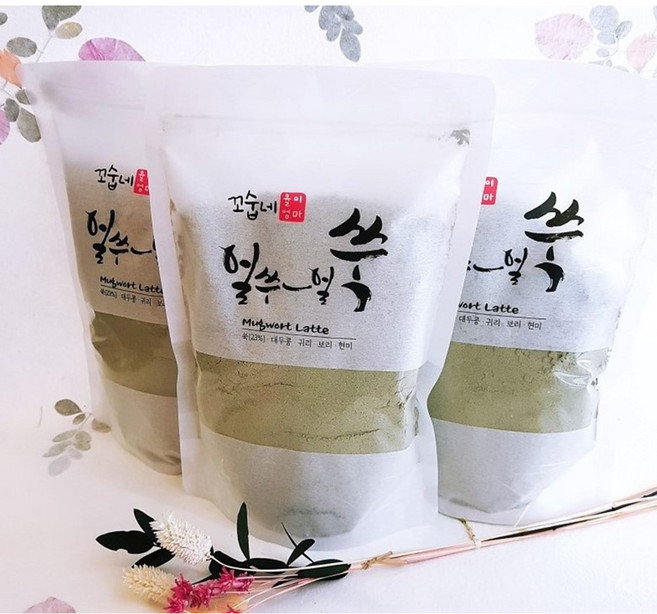 꼬숩네 국산 쑥 미숫가루 진한쑥향에 고소한 쑥라떼 쑥선식, 1개, 500g