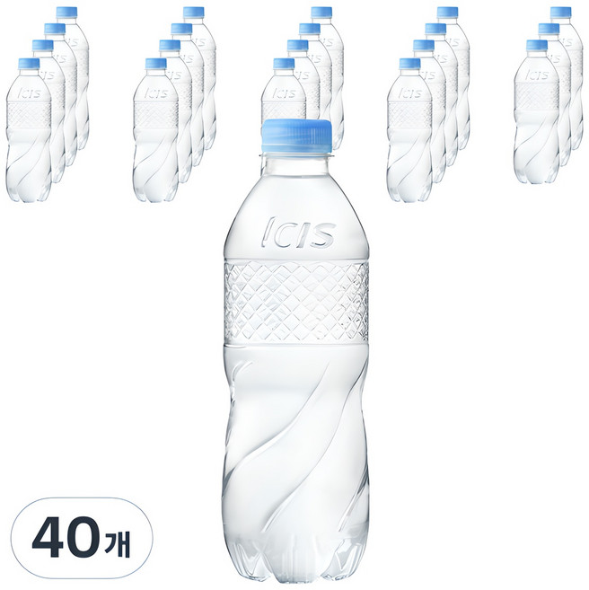 아이시스 초경량 무라벨, 500ml, 40개