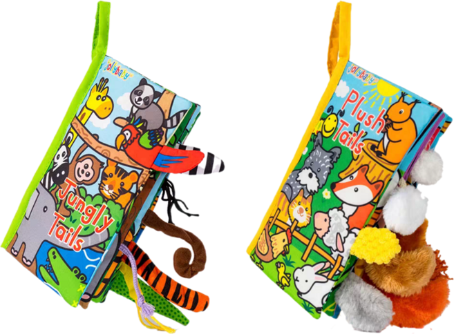 졸리베이비 헝겊책 꼬리책, 정글+플러쉬, 1개