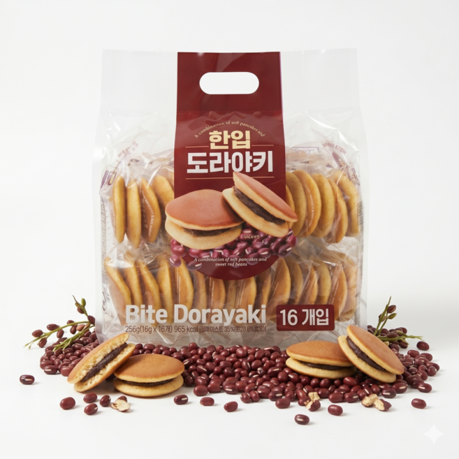 한입 도라야키(16gx16입), 2개, 256g