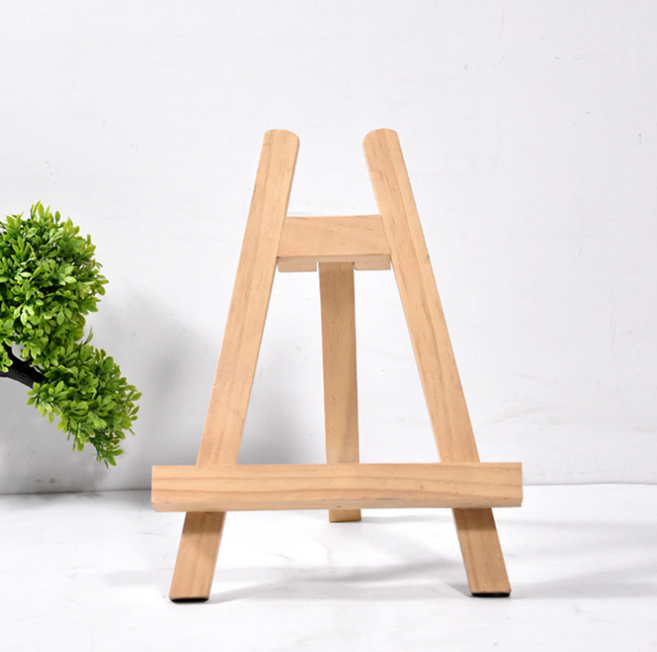 (대성문구) 미니 나무원목이젤(높이20cm) 15x20cm/168077/원목이젤 전시용 화판 받침대