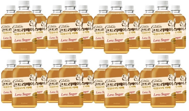 칸타타 콘트라베이스 저칼로리 라떼, 500ml, 24개