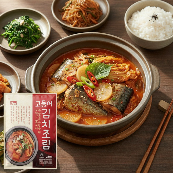 고향식품 고등어 김치조림, 3개, 350g