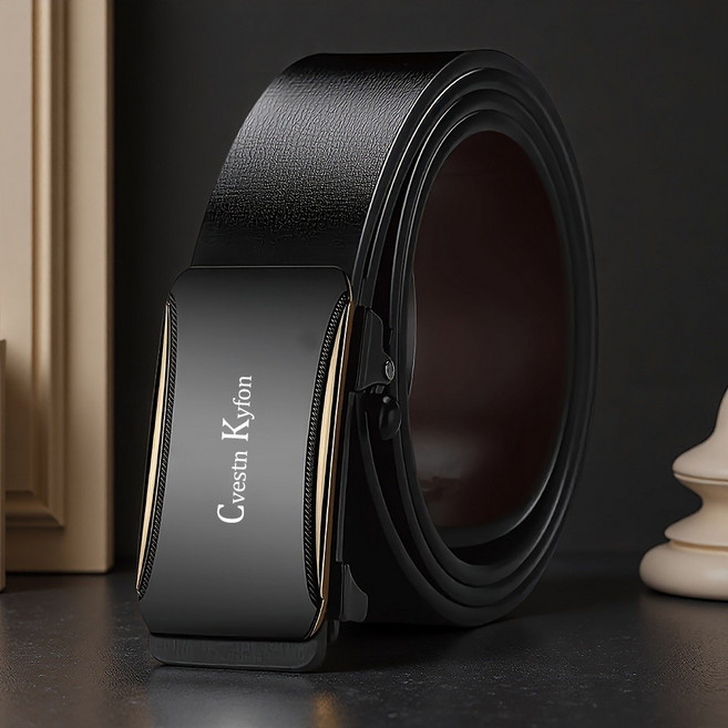 2026 레이저 새겨진 버클 머리를 가진 새로운 자동적인 버클 벨트 비즈니스 캐주얼 설정을위한 완벽한 남자친구 또는 아버지를 위한 선물 일상적인 사용에 적합한 세련된 골프