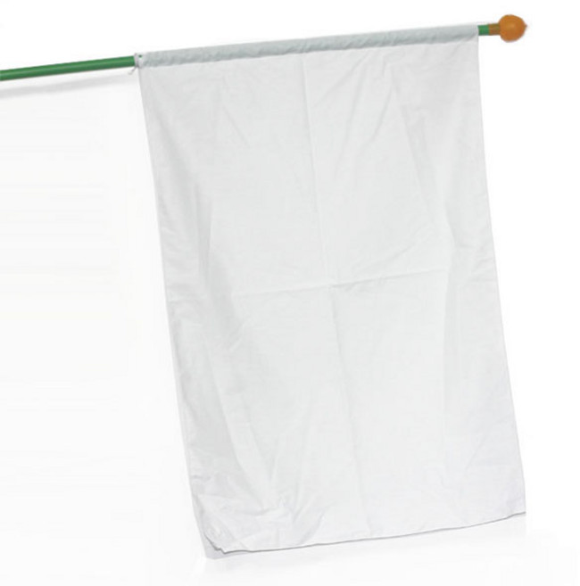 파티로 대형 응원깃발 대 운동회 응원기 그림그리는 깃발, 흰색(중/60x90cm)+플라스틱깃대