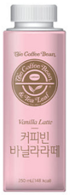 커피빈 바닐라라떼 250ml 7개/무료배송, 7개