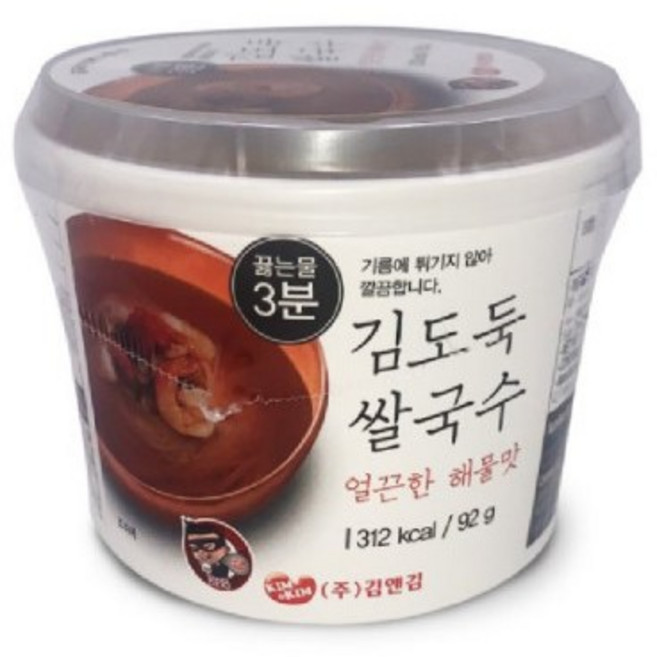 김앤김 얼큰한 해물맛 쌀국수 92g 이강산닷컴, 2개