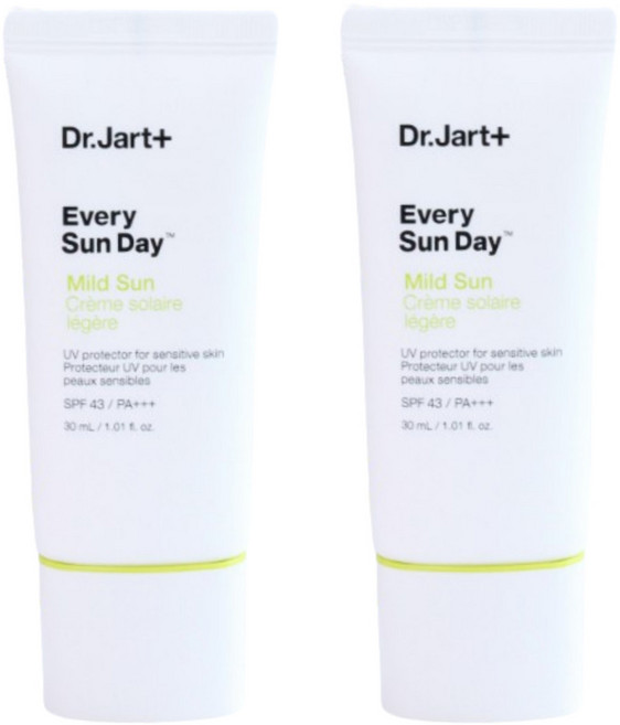 [블리샵]1+1 닥터자르트선크림 에브리 선데이 마일드선 30ml 무기자차선크림 썬크림 끈적임없는, 2개