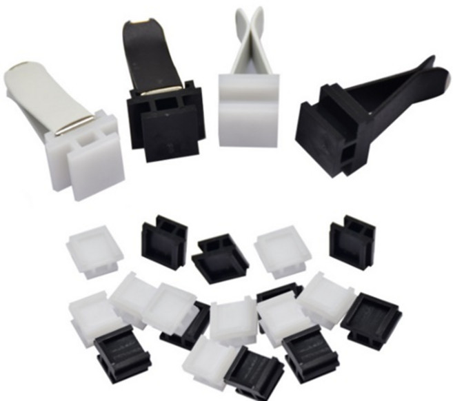 석고방향제 사각 브라켓플라스틱 (브라켓 단품) diy 만들기 재료 색상선택, 100개, 블랙