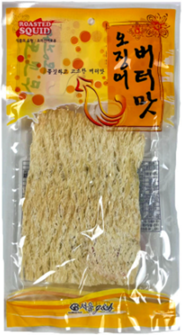 서울지앤비 버터맛 오징어채, 32g, 10개