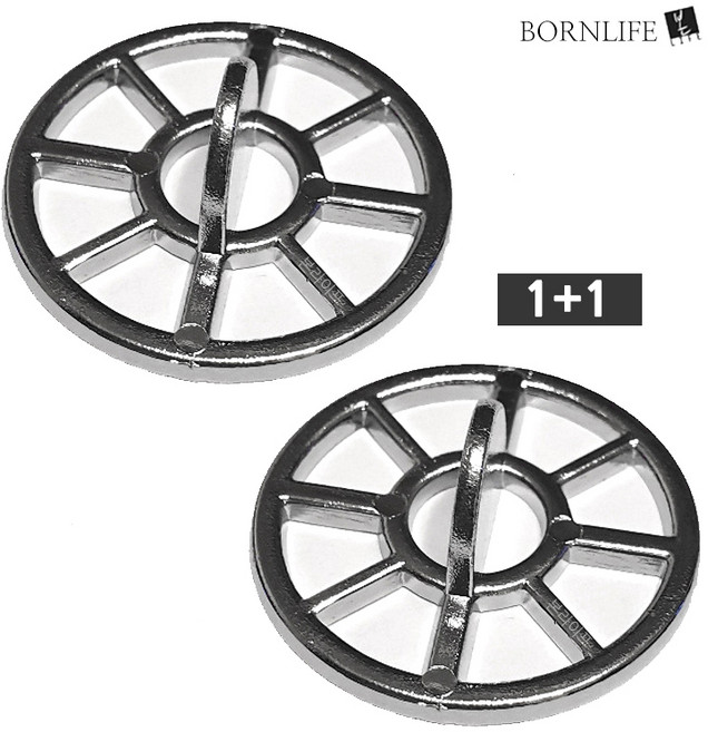 본라이프 1+1 국산 이물질 머리카락 제거 욕조망 거름망 배수구망 욕실 배수구 걸음망 크롬 백색, 크롬욕조망