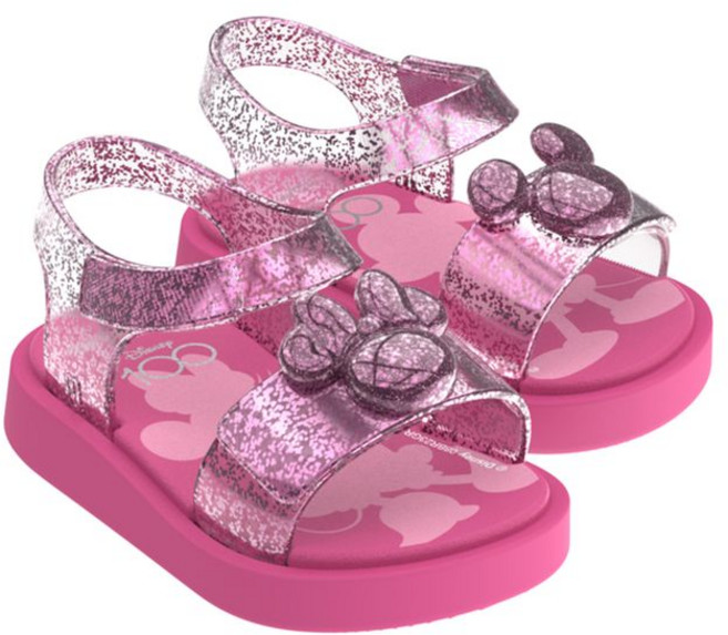 미니멜리사 점프+디즈니 100 베이비 핑크글리터