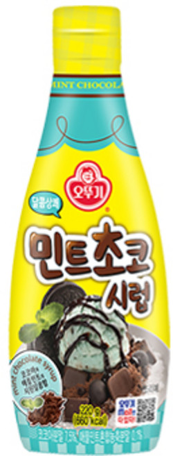 오뚜기 민트초코 시럽 220g 빠른배송, 18개