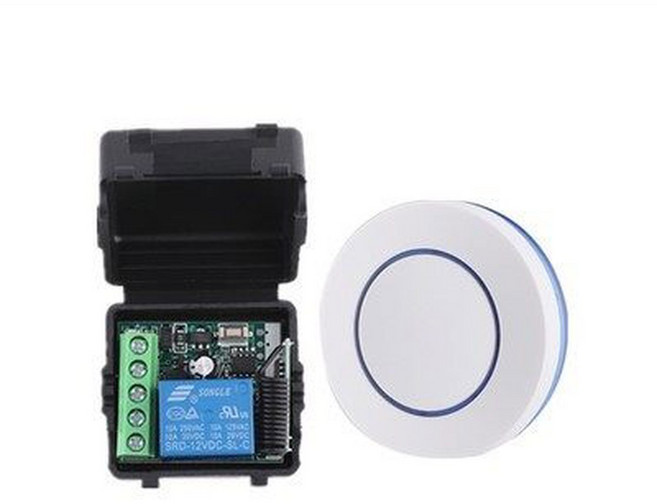 12V 메탈 도어락 리모콘 스위치 24V 1인 2리모콘 도어락 도어락, 원형1토1티켓포함