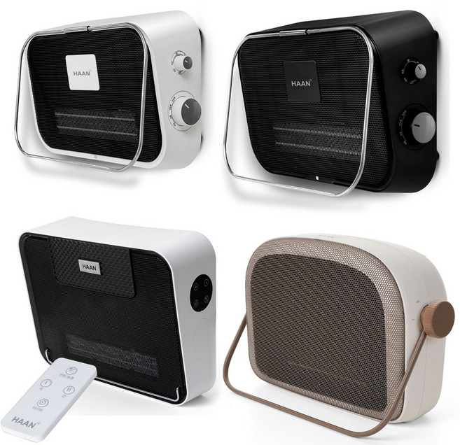 HAAN 무타공 간편설치 즉각발열 PTC 욕실난방기스탠드겸용 벽걸이히터화장실난방기 욕실히터 욕실난로 발난로