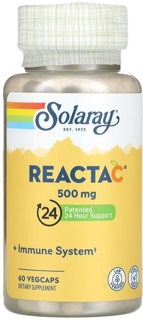 쏠라레이 Reacta-C 500mg 베지캡슐 60정, 6개 - 쿠팡